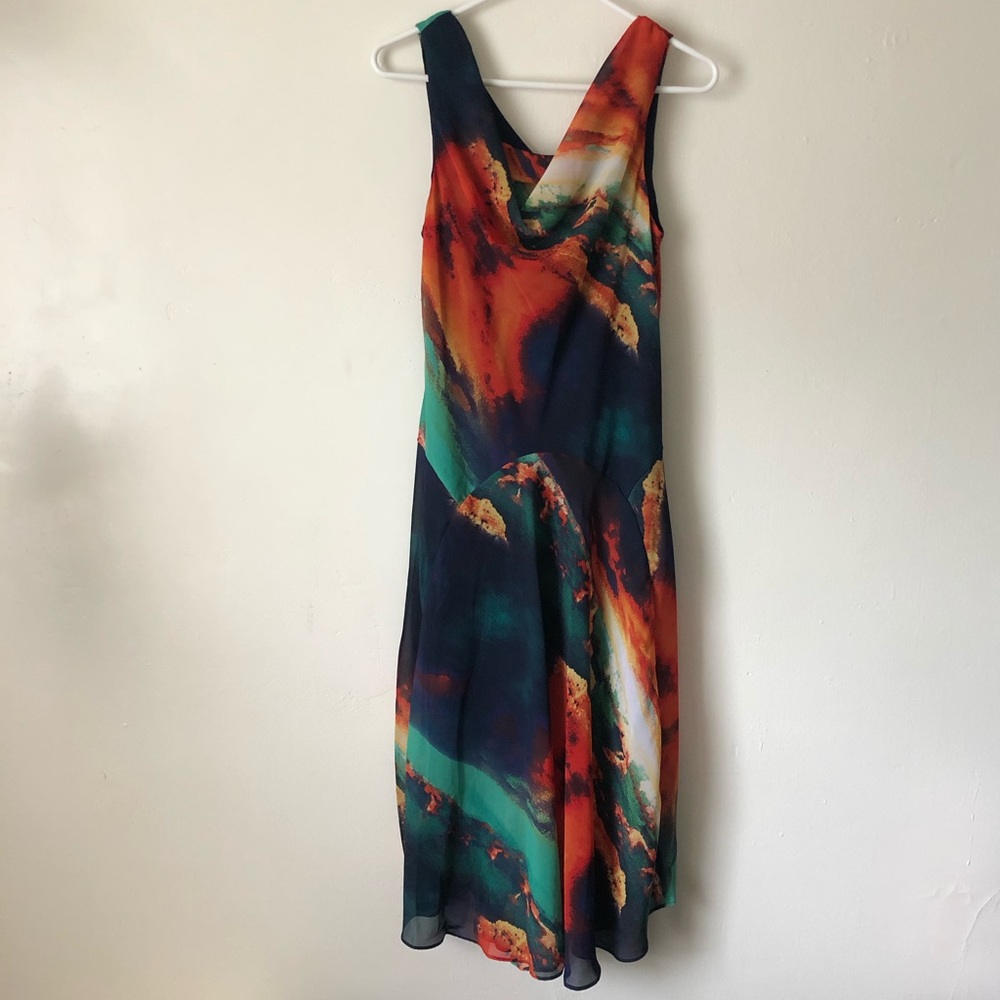 Signature by Robbie Bee Watercolor Dress - Picture 1 of 5